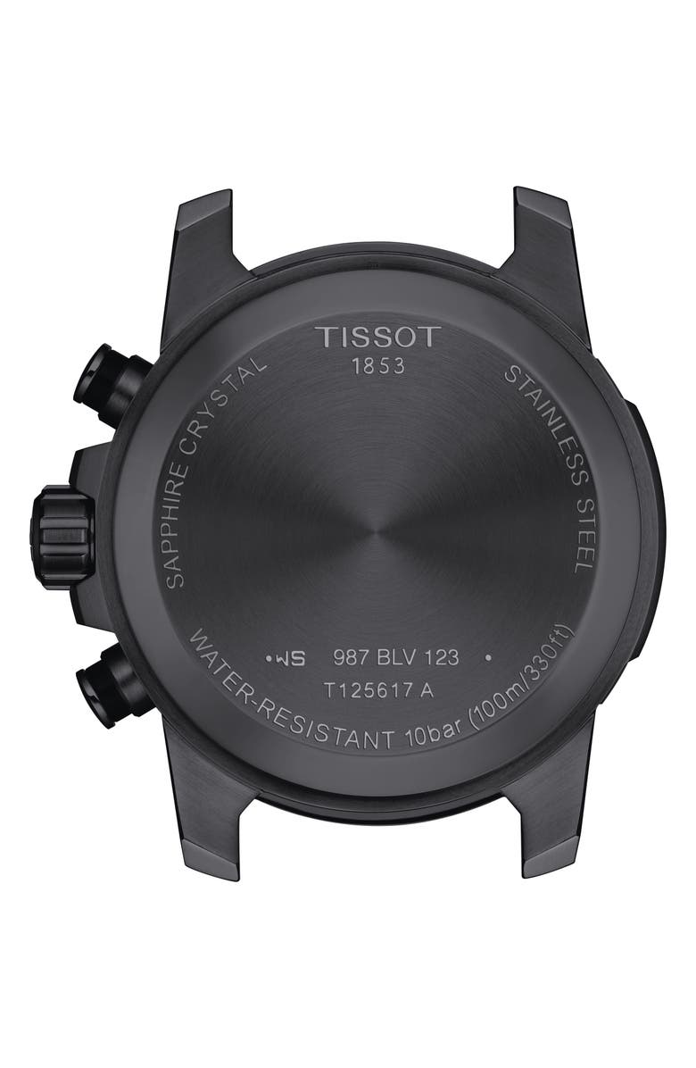 Tissot T-Sport Supersport Giro Chronograph Interchangeable Strap Watch, 45.5mm, Alternate, color, Black/ Khaki