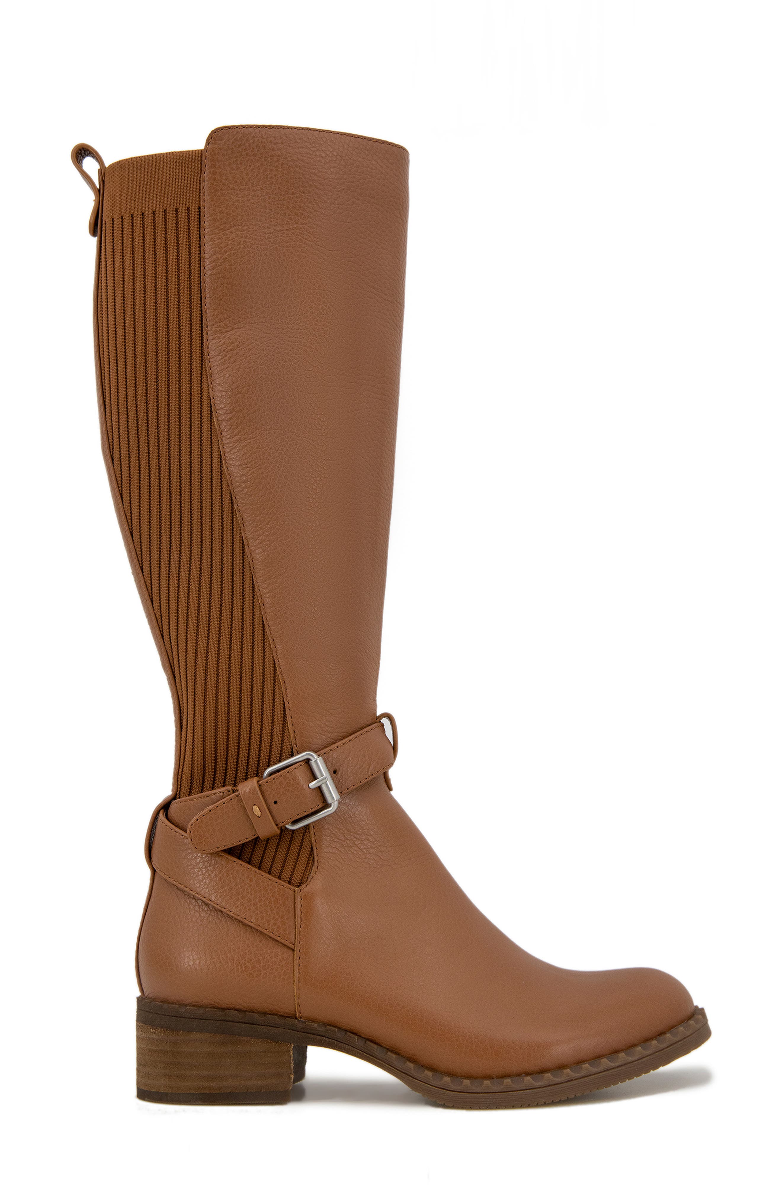 Gentle Souls Knee High Moto Boot, Alternate, color, Cognac