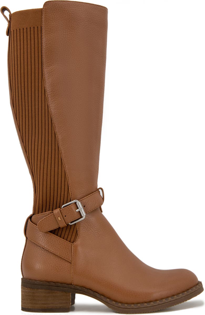 Gentle Souls Knee High Moto Boot, Alternate, color, Cognac