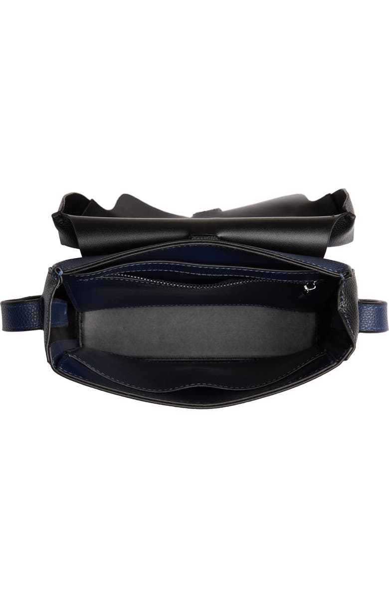 Sondra Roberts Binocular Case Faux Leather Crossbody Bag, Alternate, color,