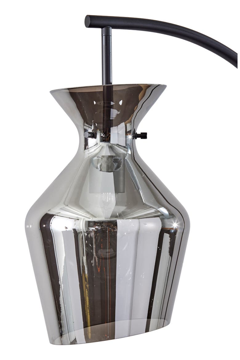 Tate Floor Lamp, Alternate, color, BLACK
