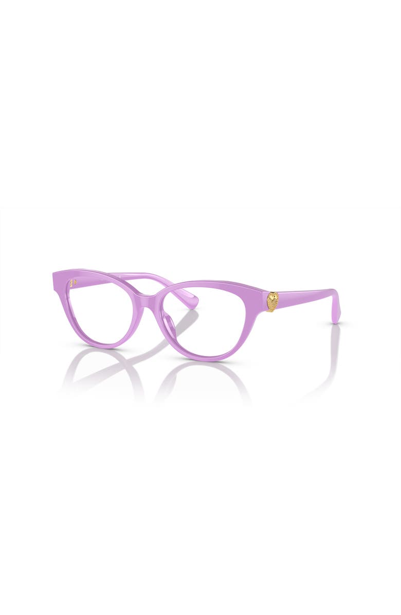 Versace 48mm Cat Eye optical glasses, Main, color, Violet