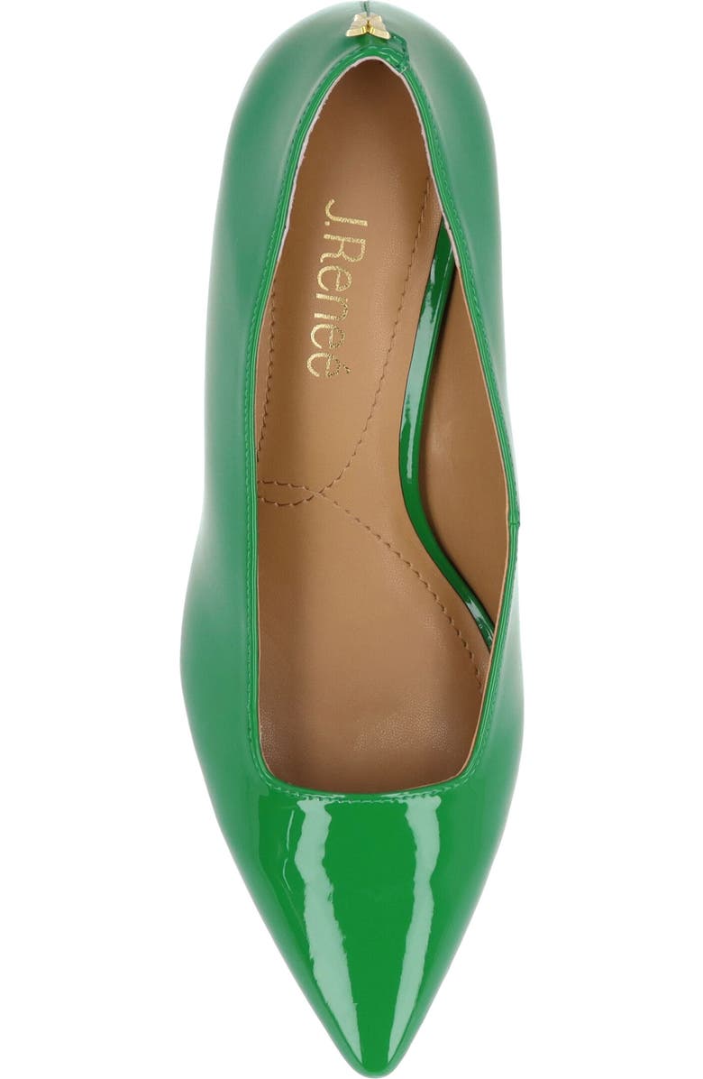 J. Reneé Anisha Pointed Toe Pump, Alternate, color, Green