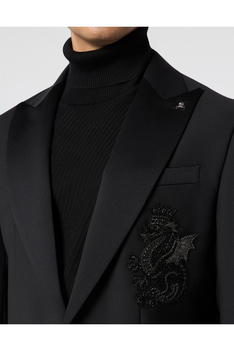 Blazer Dragon Patch Men, Alternate, color, black