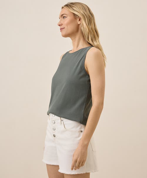 Pact Organic Cotton Softspun High Neck Tank