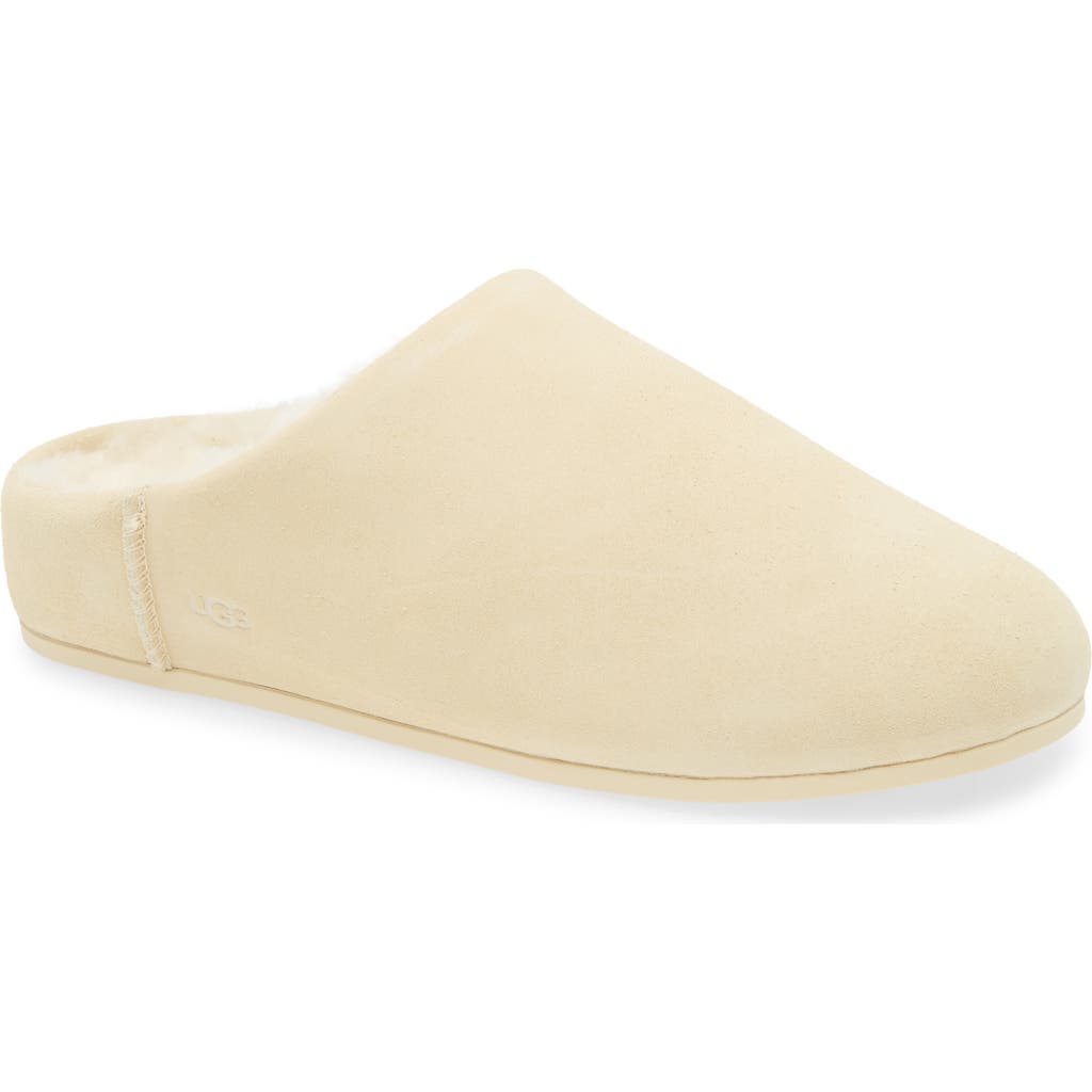 Ugg ® Elea Waterproof Suede Slipper In Pale Buttercup