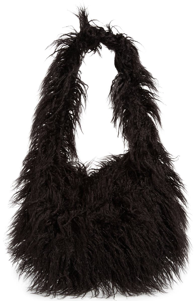 Martine Rose Hairy Charm Pull Bag, Alternate, color,