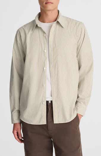 Madewell Stripe Cotton Poplin Button-Up Shirt