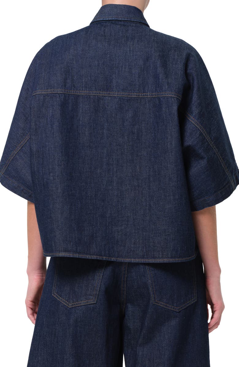 AGOLDE Taron Boxy Denim Button-Up Shirt, Alternate, color,