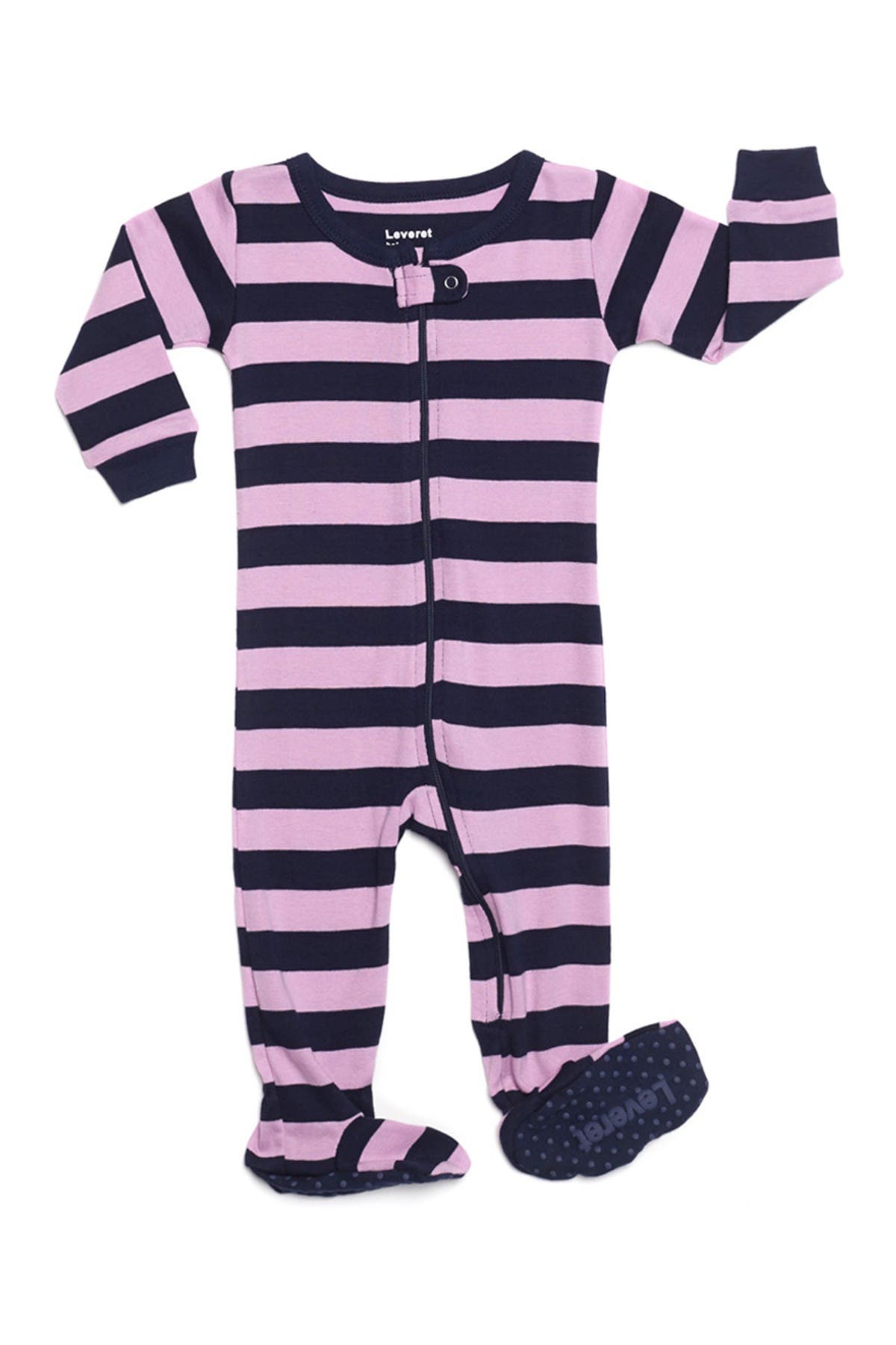 selected PURPLE & NAVY STRIPES