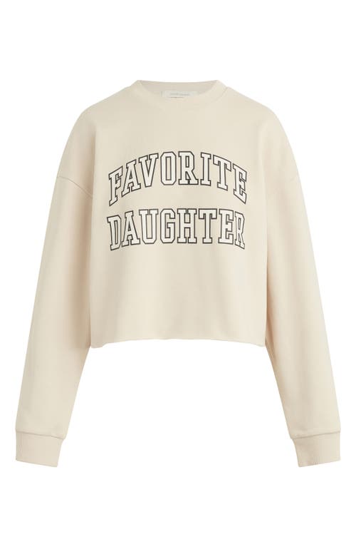Favorite Daughter Cropped Collegiate Sweatshirt