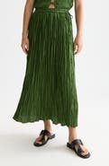 Scotch & Soda Pleated Drawstring Midi Skirt