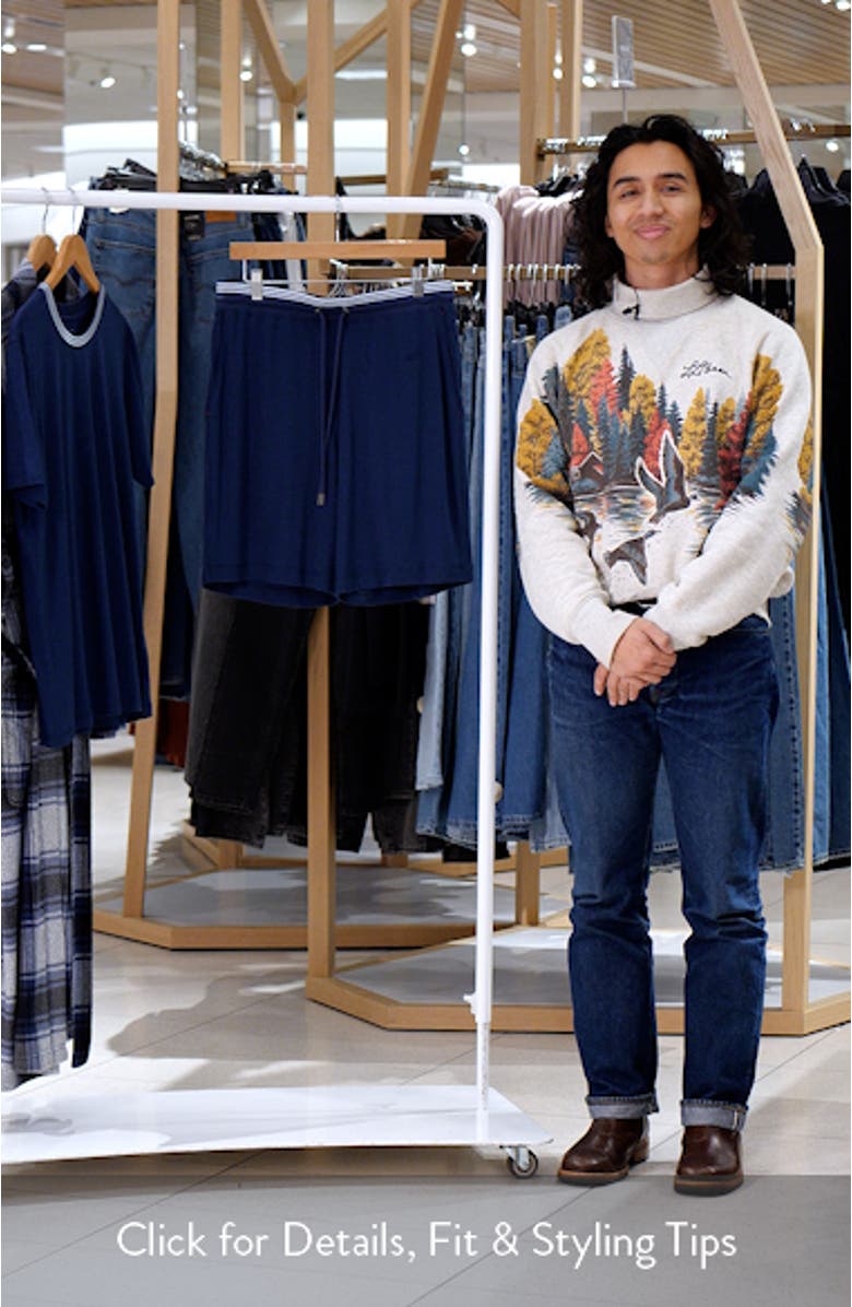 Lightweight Cotton Blend Pajama Shorts, sales video thumbnail