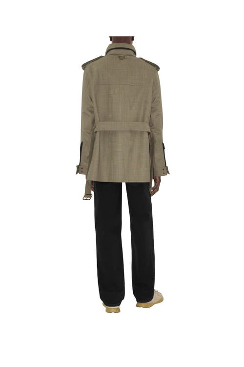 Burberry Bonded Wool Field Jacket In Loch/bliss