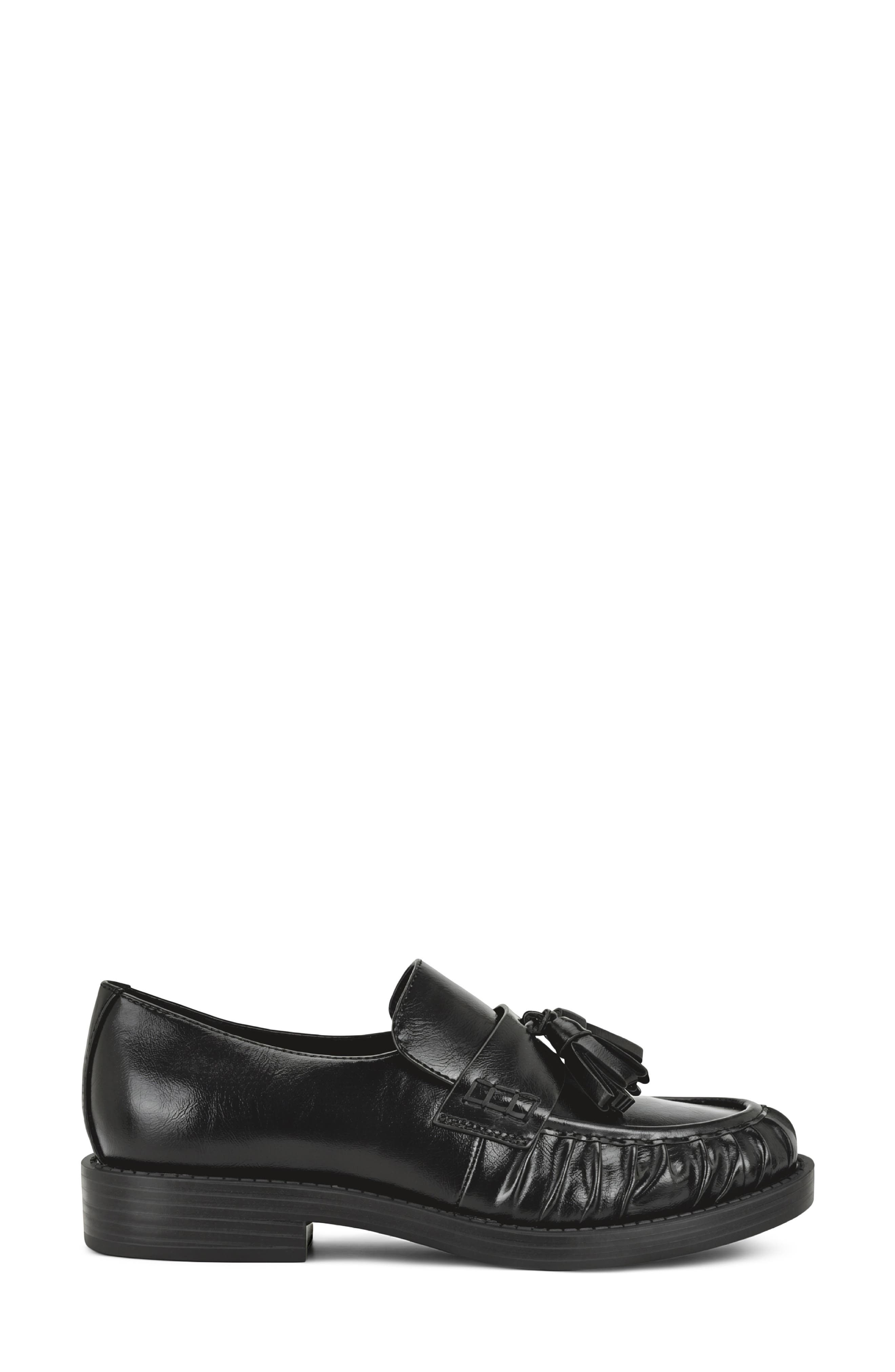 Gersen Tassel Loafer, Alternate, color, BLACK