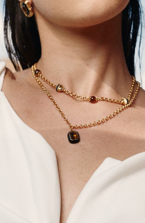 Rc Retro Chic Roman Night Pendant In Gold