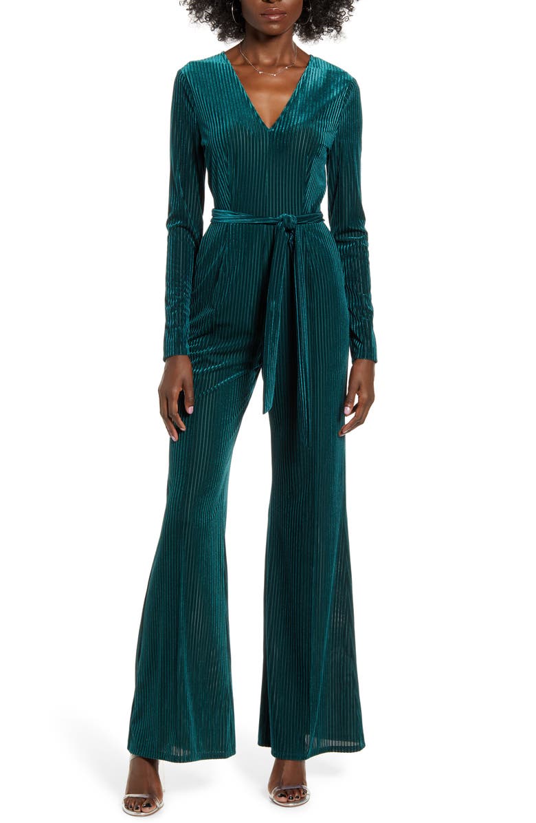 ASTR the Label Velvet Jumpsuit, Main, color,