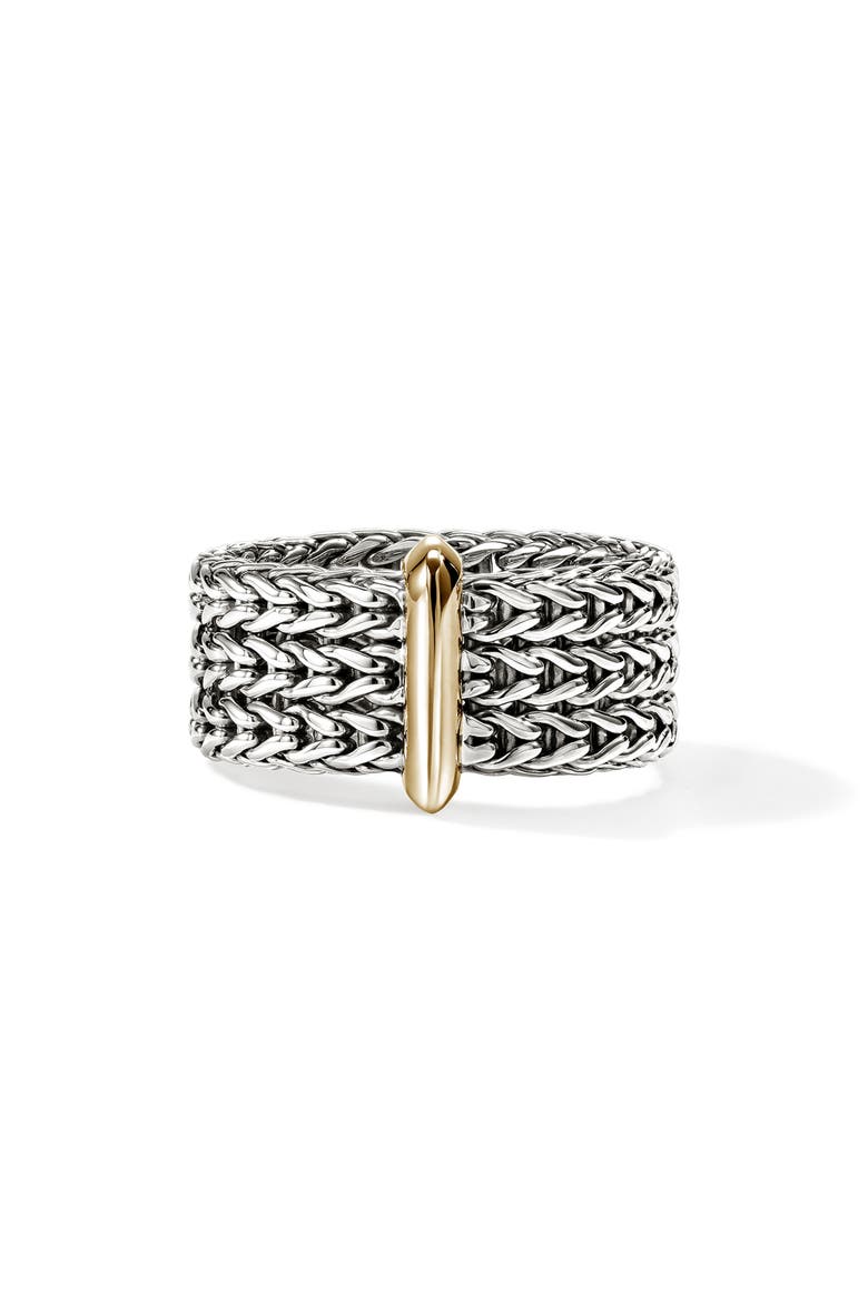 Icon Ring, Main, color, SILVER AND GOLD
