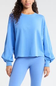Zella Go Easy French Terry Crewneck Sweatshirt