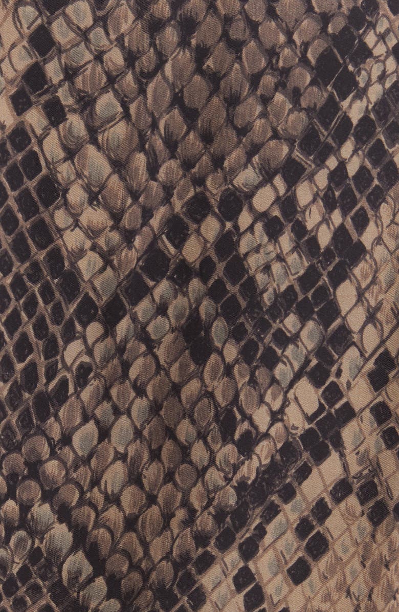 AllSaints Rattle Print Short Sleeve Button-Up Shirt, Alternate, color, 