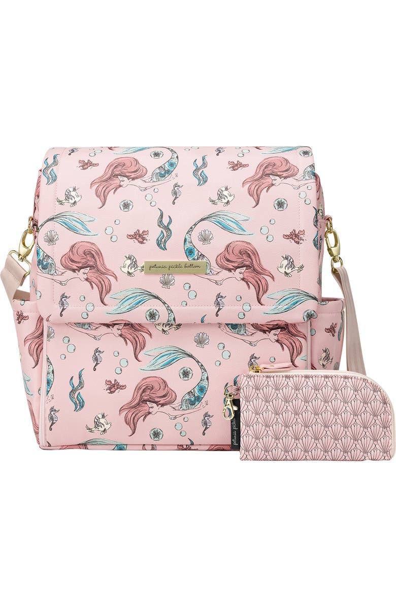 Petunia Pickle Bottom x Disney The Little Mermaid Boxy Water Resistant Backpack, Main, color,