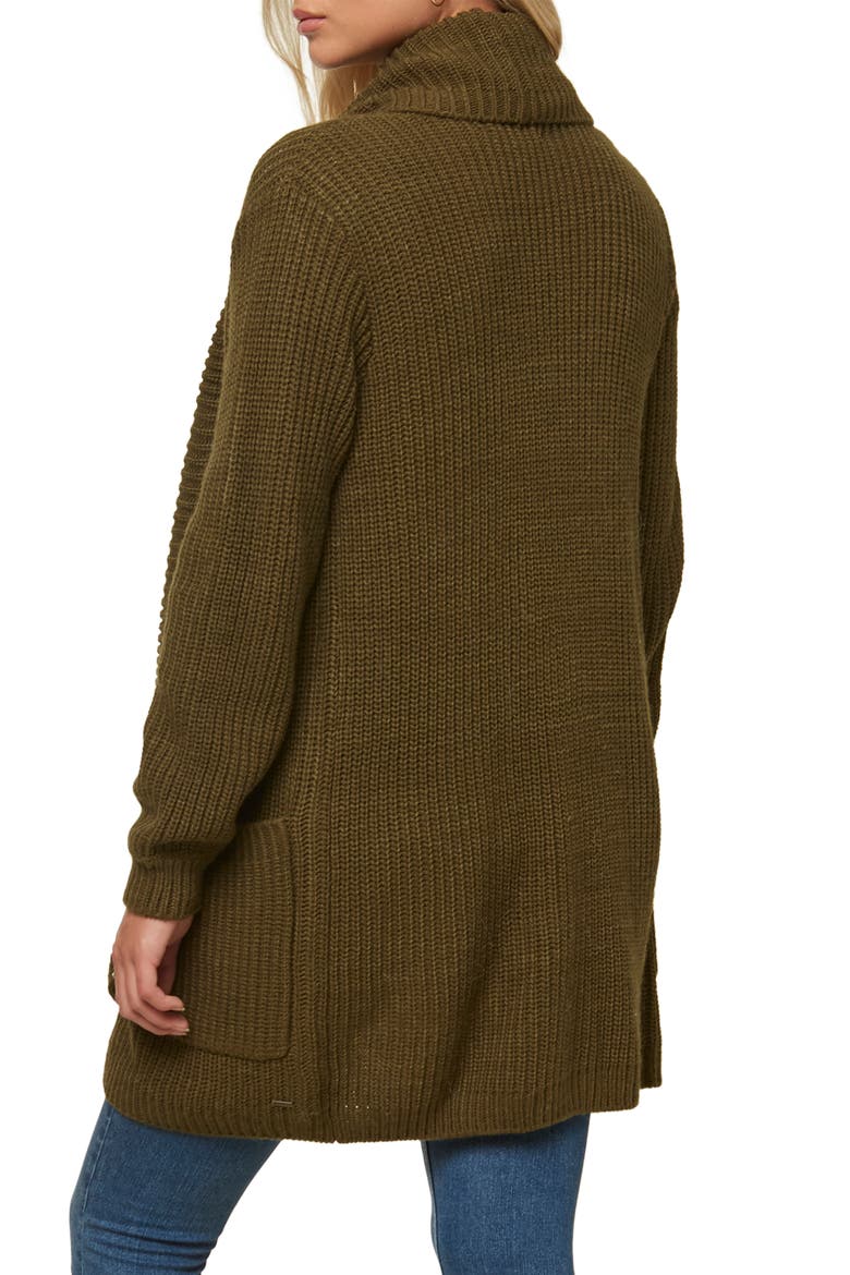 Galley Shawl Collar Cardigan, Alternate, color, IVY GREEN