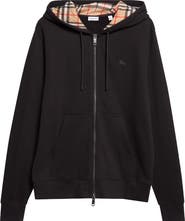 Burberry Scott Inner Check Full Zip Hoodie