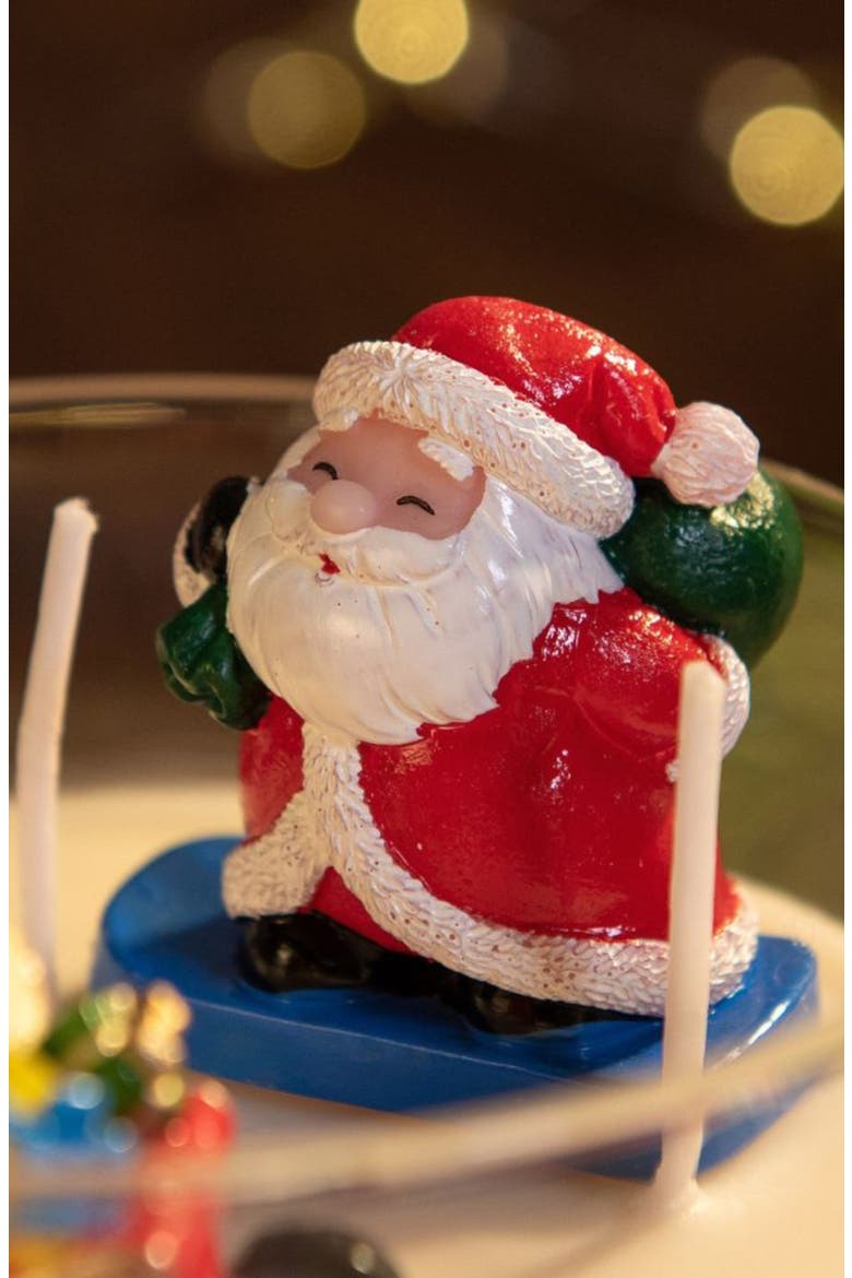 Christmas Candle Bowl, Alternate, color, Multi