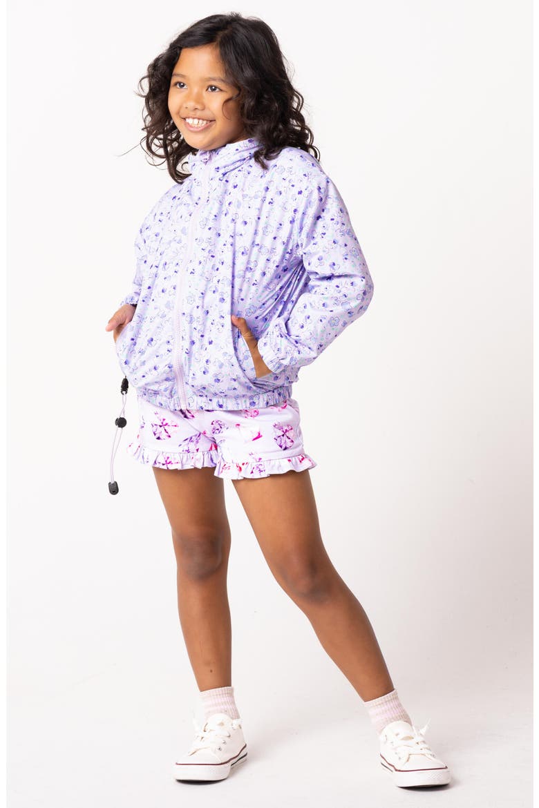Kids' Max Rain Water Repellent Reversible Windbreaker, Alternate, color, PURPLE