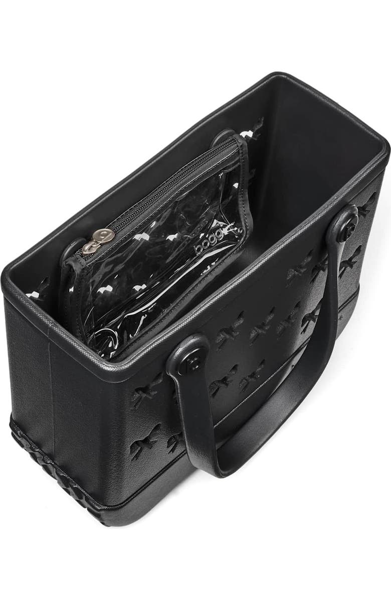 Bogg Bag Bitty Boggs Tote Bag, Alternate, color, Black Bows