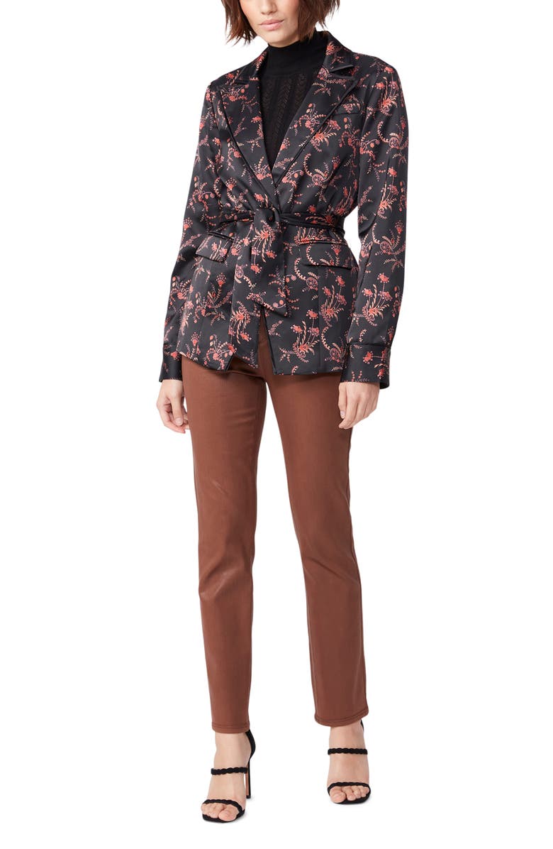 PAIGE Lysette Pointelle Mock Neck Cotton Blend Sweater, Alternate, color,