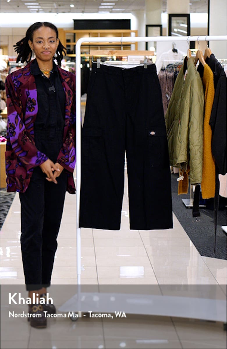Crop Wide Leg Cargo Pants, sales video thumbnail