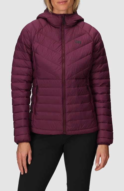 Outdoor Research Transcendent Water Resistant 800 Fill Power Down Jacket In Brown
