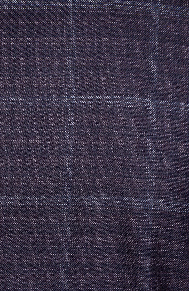 Ted Baker London Konan Trim Fit Plaid Wool Sport Coat, Alternate, color,
