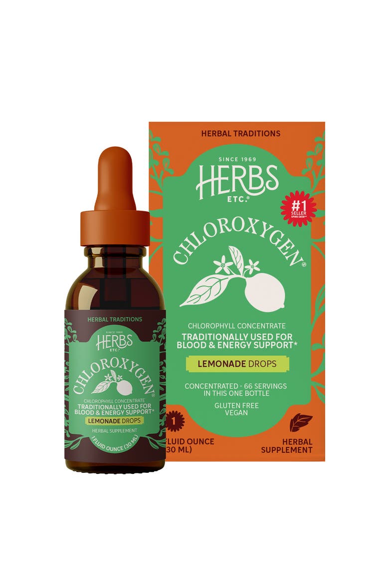 ChlorOxygen Lemonade Drops 50mg of Chlorophyll 1 oz. 66 Servings, Main, color, No Color