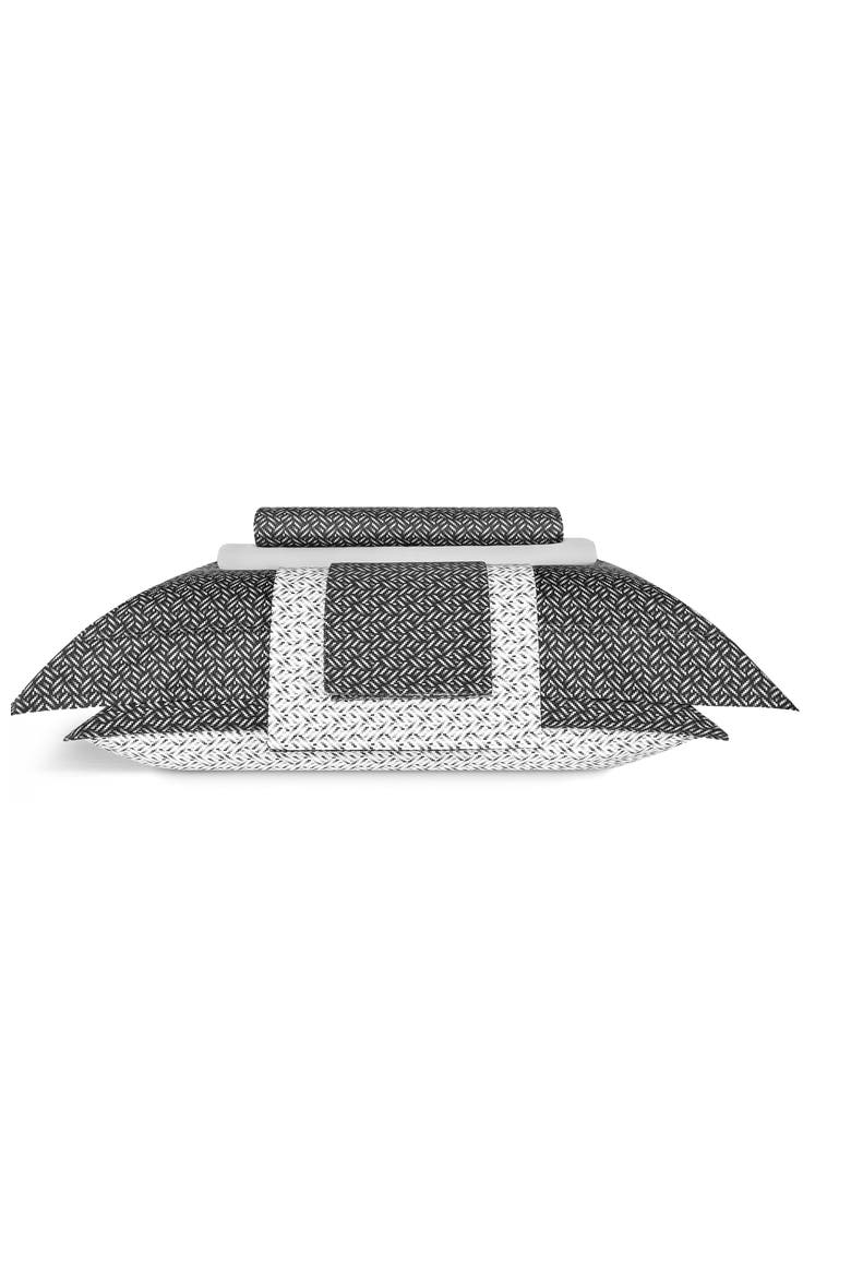 Kenneth Duvet Cover, Main, color, Black