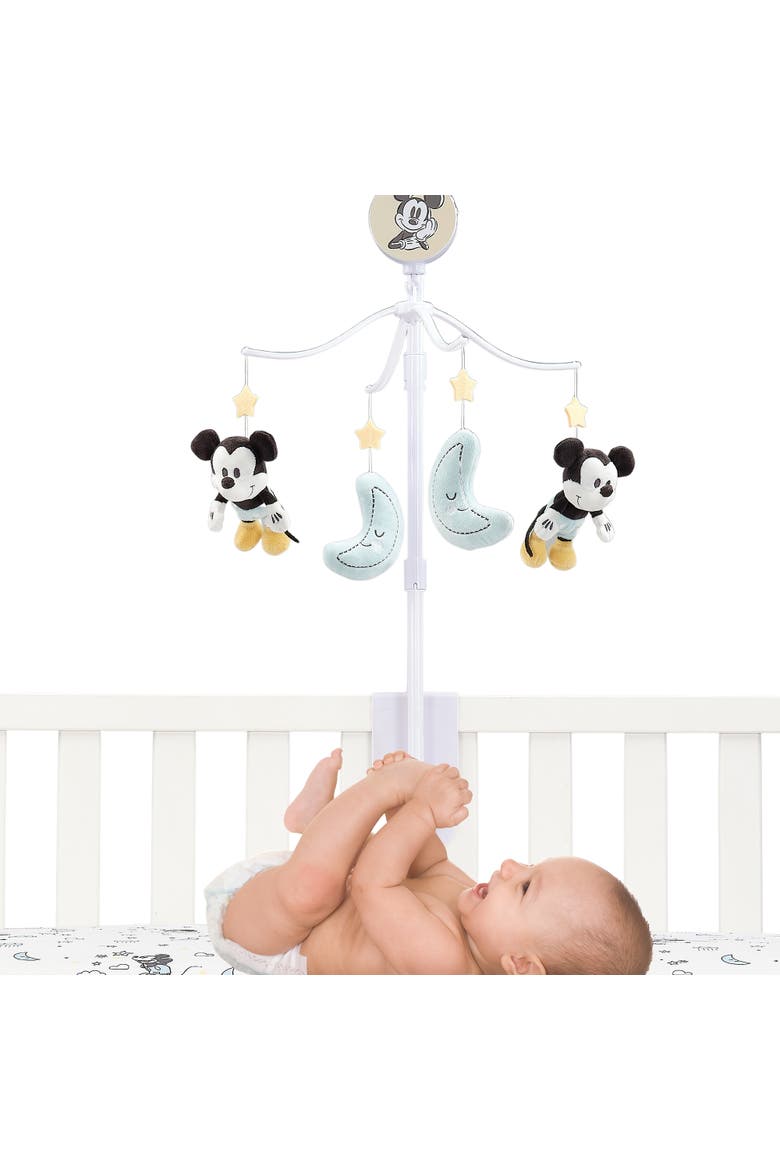 Disney Baby Moonlight Mickey Mouse Musical Baby Crib Mobile Soother, Alternate, color, Multicolor
