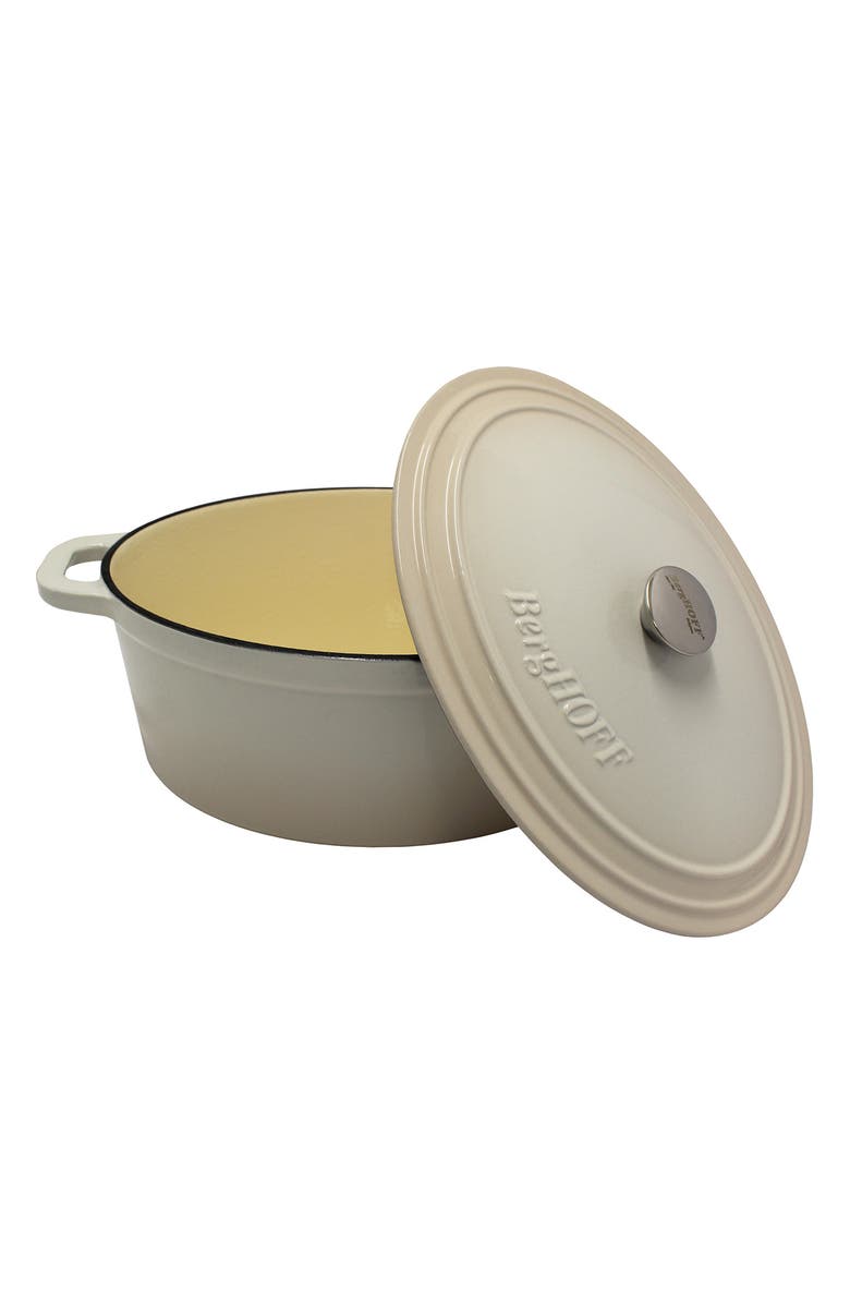 BergHOFF International Neo 8-Quart Cast Iron Oval Covered Dutch Oven, Alternate, color, 