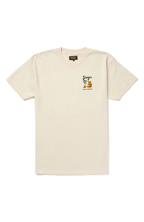 Smokey Graphic Print Cotton T-shirt