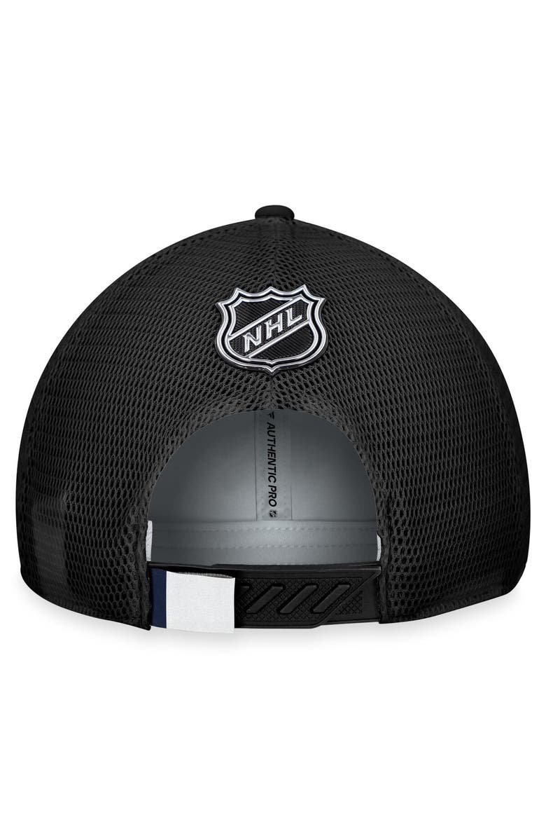 FANATICS Men's Fanatics Branded Gray/Black Washington Capitals Authentic Pro Home Ice Trucker Adjustable Hat, Alternate, color, Gray