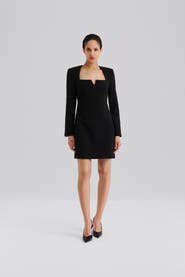 Malina Sonja Long Sleeve Mini Dress