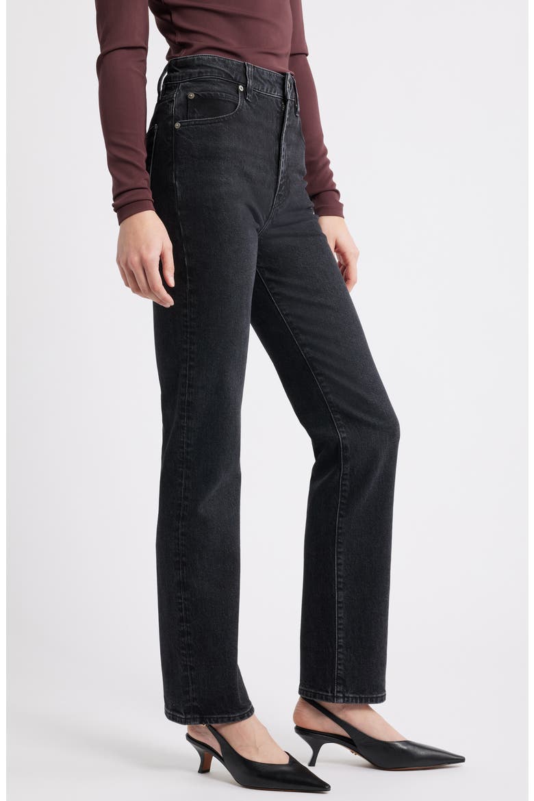 The Ruler High Waist Straight Leg Jeans, Alternate, color, VECTOR