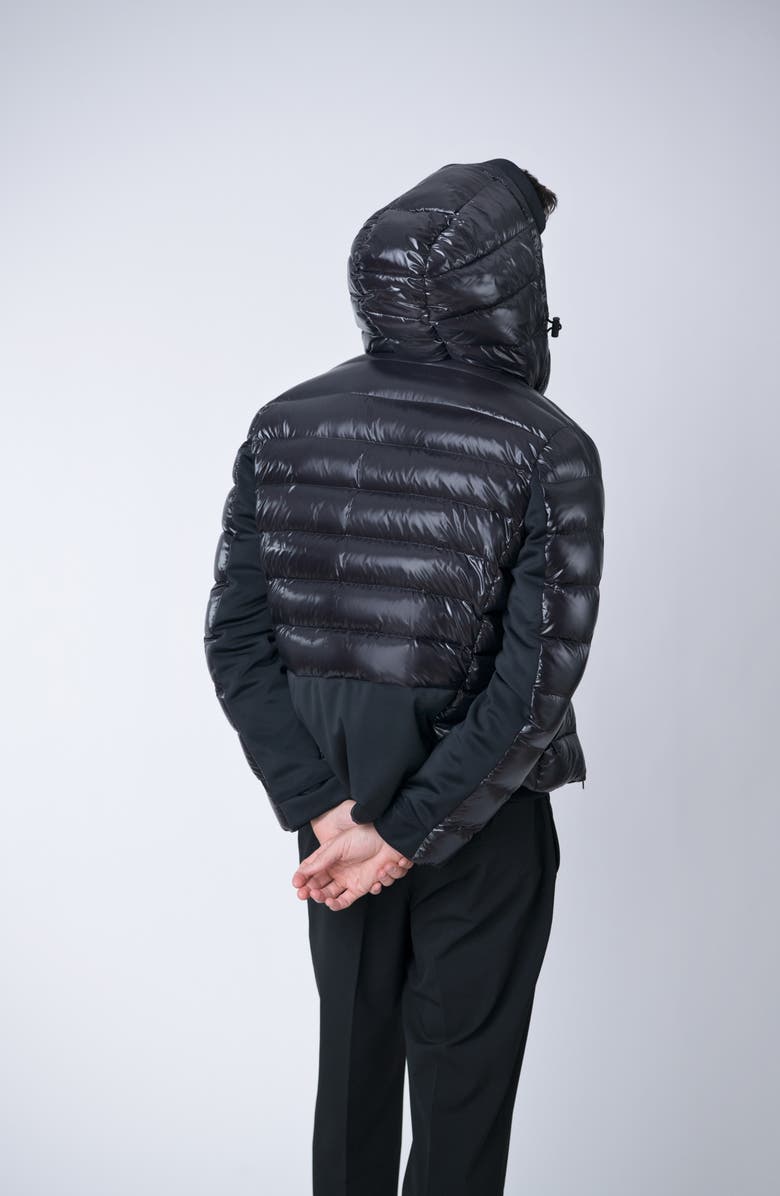 The Recycled Planet Company Scutar Windproof & Water Repellent Recycled Down Puffer Jacket, Alternate, color,