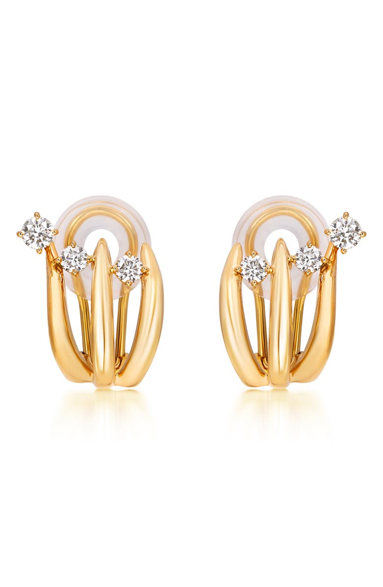 Hueb Diamond Drop Earrings, Main, color, 