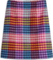 Boden Gia Check Print Short Skirt