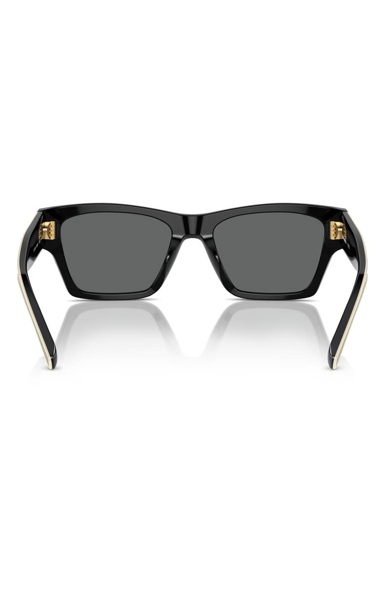 Tory Burch 53mm Rectangular Sunglasses, Alternate, color,