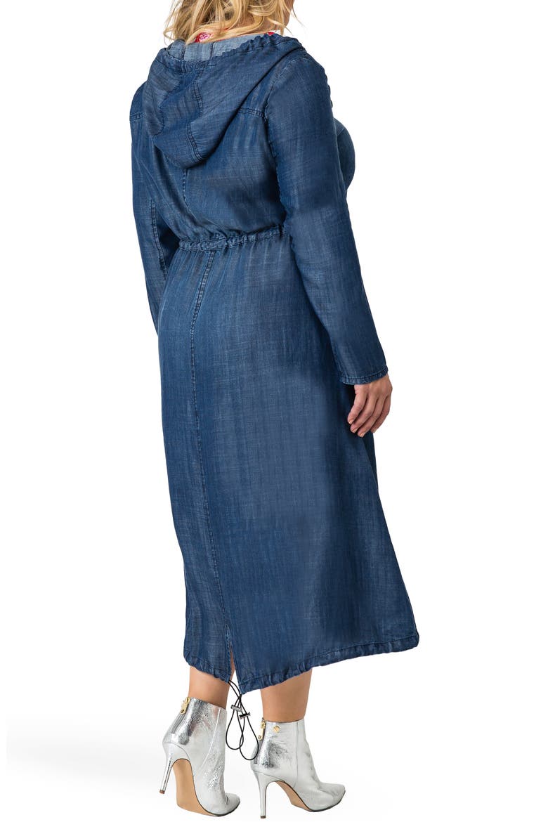 Nova Tencel® Hooded Dress, Alternate, color, NAVY