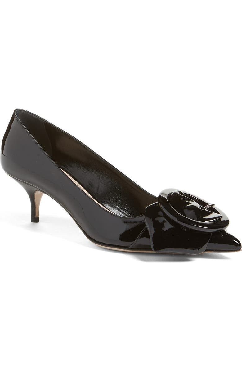 Miu Miu Pointy Toe Buckle Pump, Main, color,