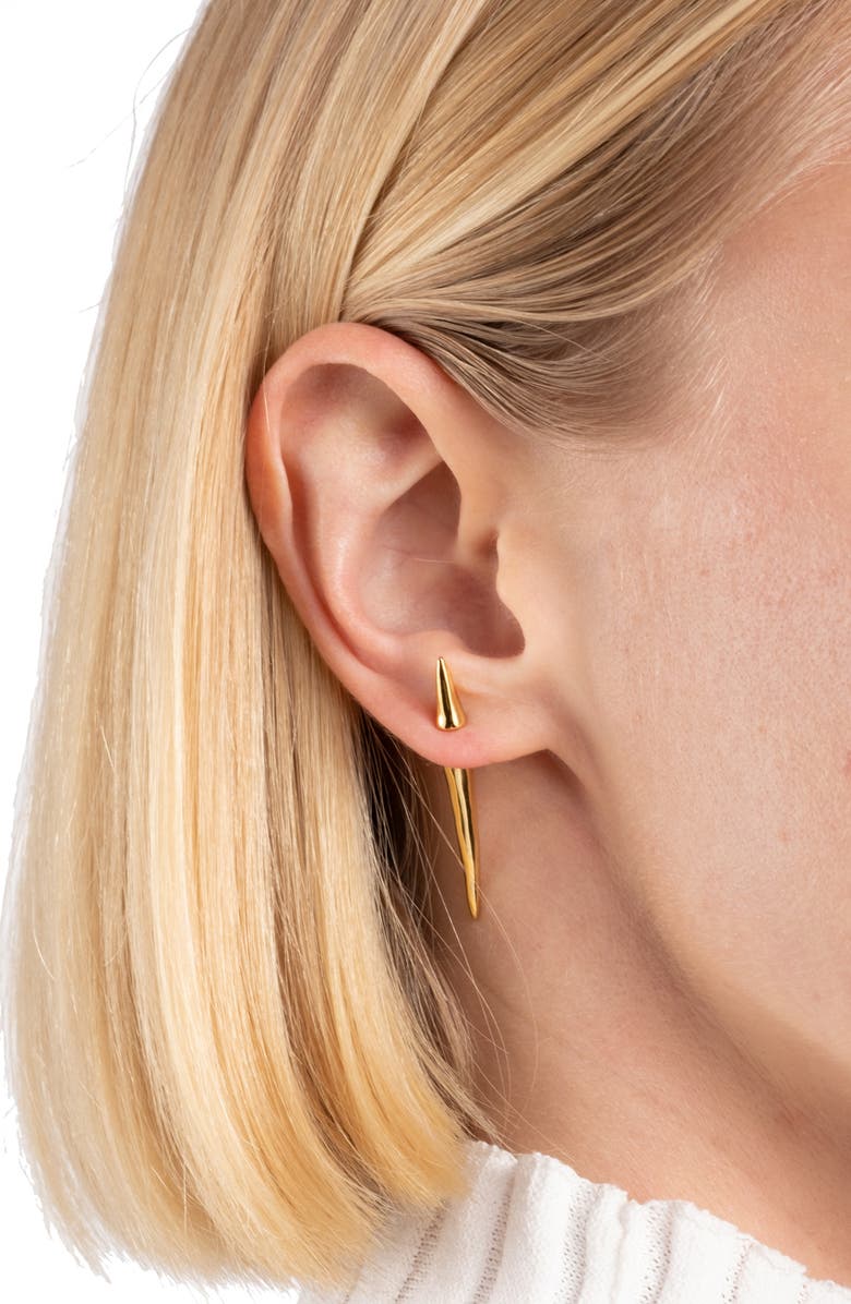 Alexis Bittar Retro Memphis Front/Back Spike Earrings, Alternate, color, 