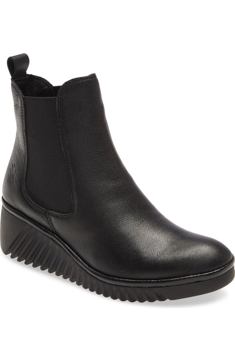 Fly London Lita Wedge Chelsea Boot, Main, color,